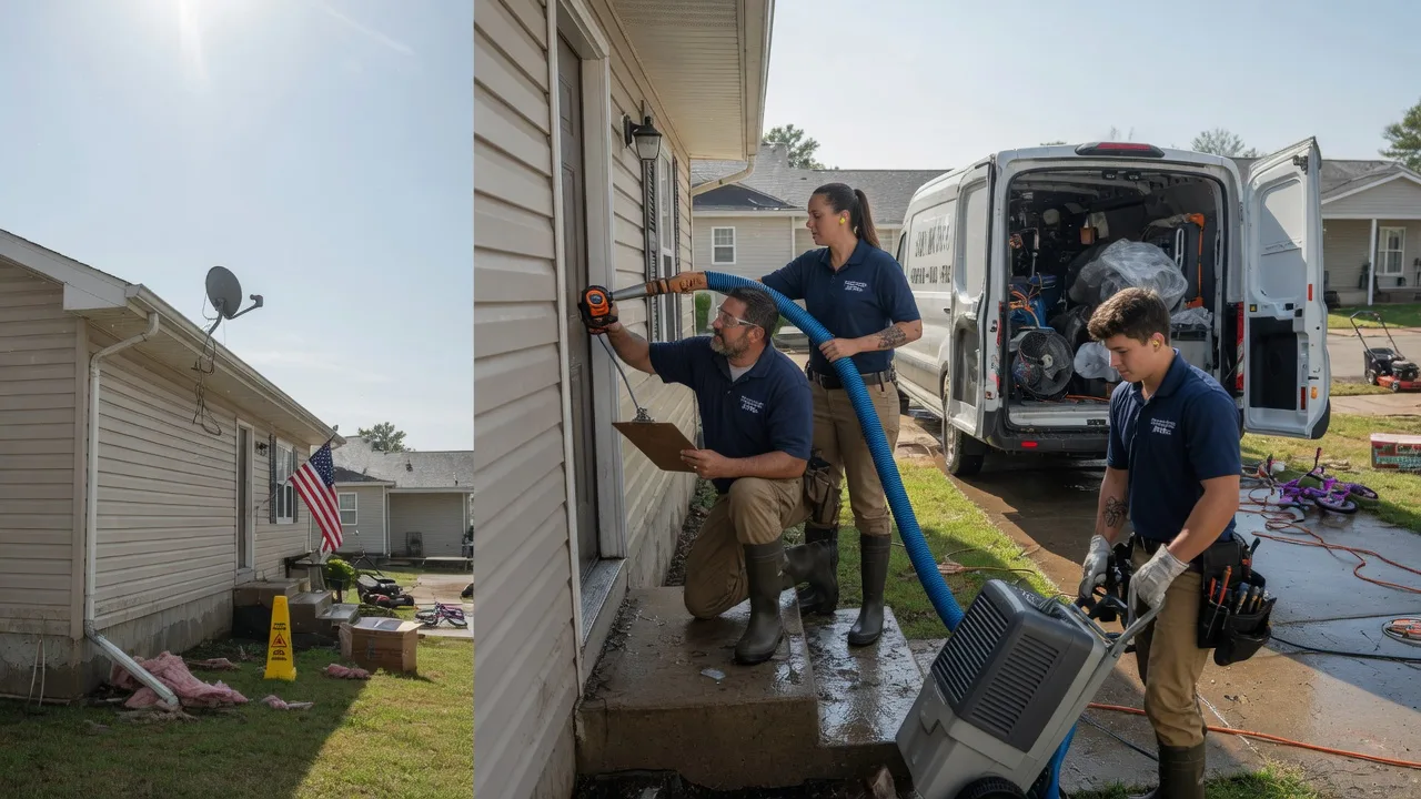Ceiling Water Damage Restoration in Campus, IL near me